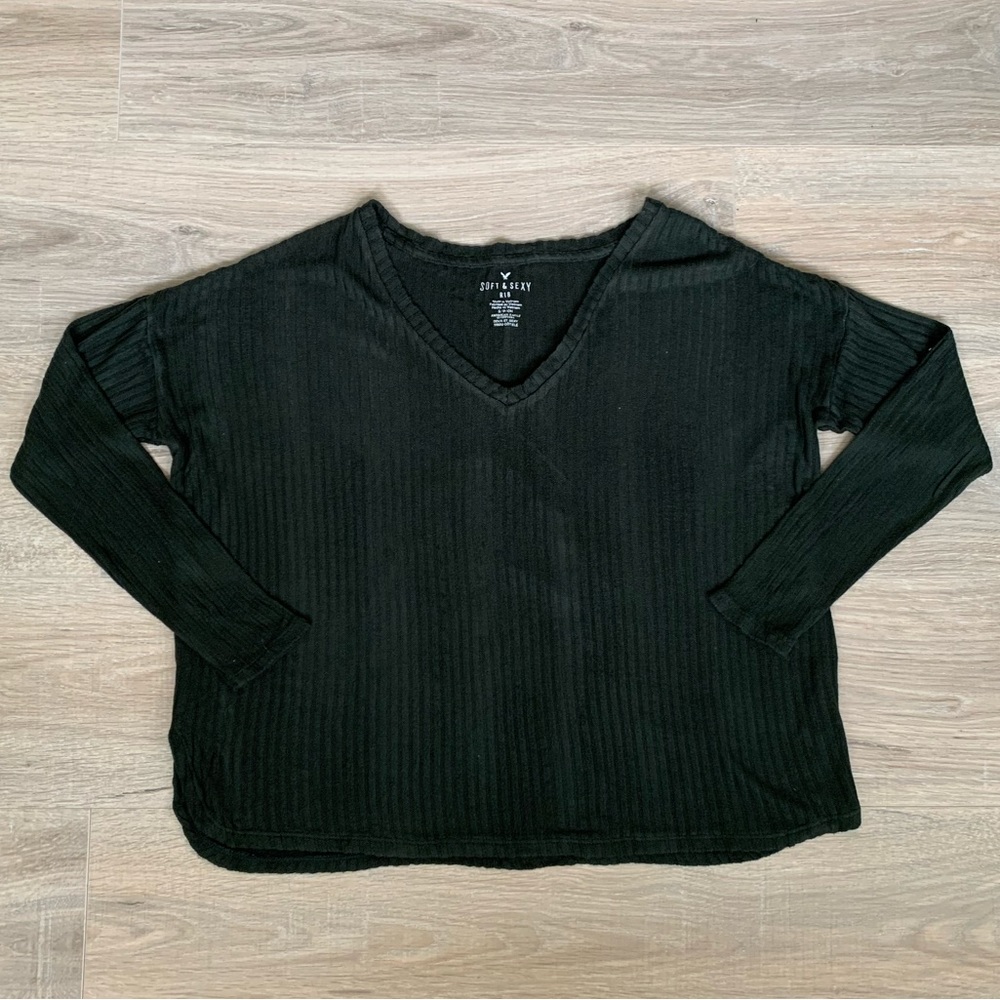 American Eagle Ribbed Top Size S